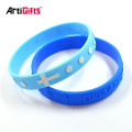 Free sample debossed double twist braided rubber bangle bracelets silicone logo